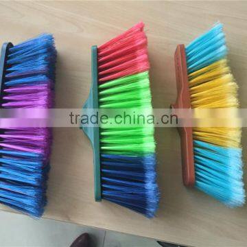 Soft Plastic Brooms / Indoor Sweeping Cleaning Brooms Brush / Floor Wooden Handle Broom