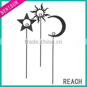 Regal Art and Gift Solar Star Moon Night Glowing Garden Decor