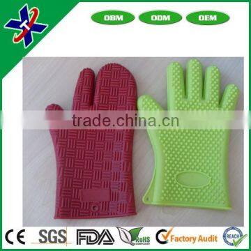 Top Quantity Professional Silicone Finger Protector Double Oven Mitt