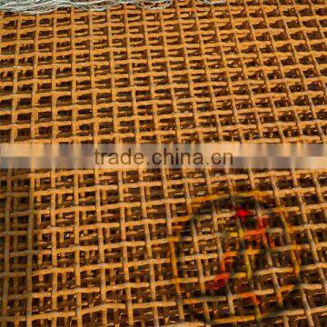 copper crimped woven wire mesh roll