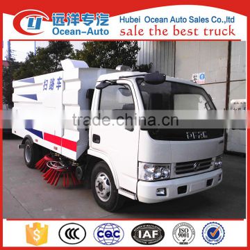 DFAC 5.5cbm new condition vacuum street sweeper/road sweeper truck for sale