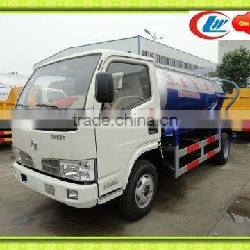 DongFeng 4X2 3000L sewage tanker truck, Sewage Suction Truck