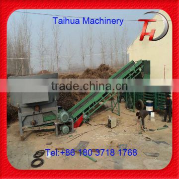 Horizontal Semi-auto Hydraulic baler/cardboard baling press machine