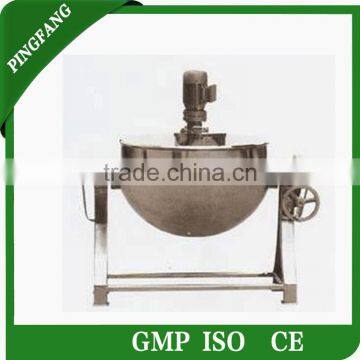 High Quality Tilting double-layered cauldron, Steam Jacketed Kettle Price for Sale