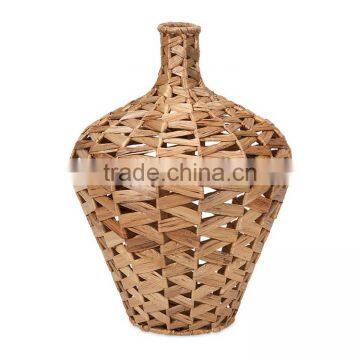 Novelty Straw Handcraft Italian Tall Flower Vase Large Floor Vases for Home Decor photo-2