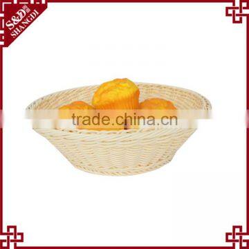 Smart Design Eco-friendly Hand Woven Home or Supermarket Used Plastic Basket for Fruit photo-3