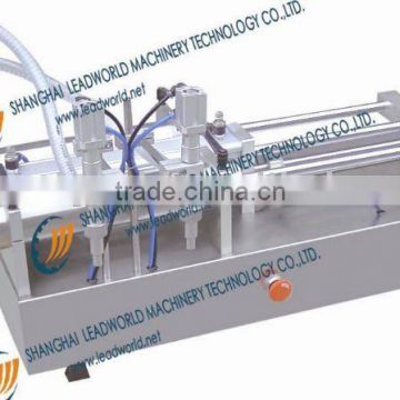 doule heads semi-auto filling machine for liquid material