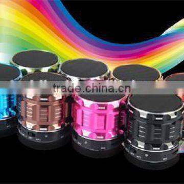 New 2014 Portable Mini Bluetooth Speaker / Metal Steel Wireless Smart Hands Free Speaker / Outdoor Portable Bluetooth Speaker photo-2