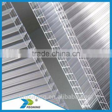 UV protected Anti-drop & easy clean polycarbonate multi-wall hollow sheet