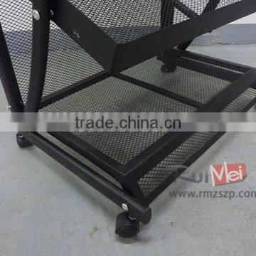 Discount Black Floor-standing Costomed Bread Display Rack With 5 Tier photo-4