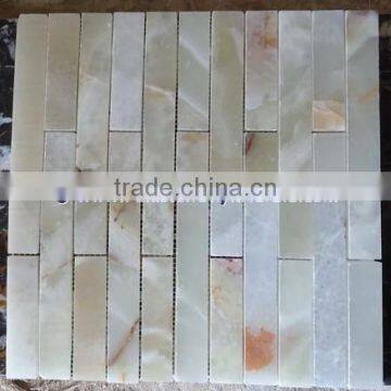 NEW PRICE LIGHT GREEN ONYX MOSAIC TILES COLLECTIONS photo-2