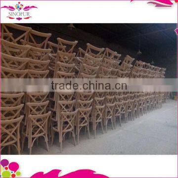 Popular Antique Event Use Wooden Cross Back Chair photo-5