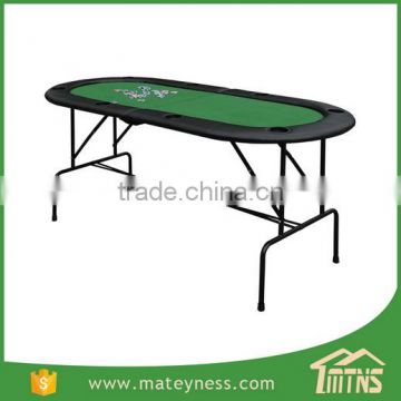 1.85m Folding 8 Players Casino Game Poker Table Top