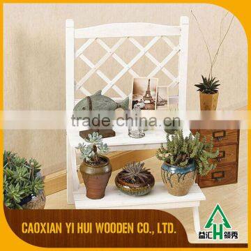 Direct Factory Sale Wooden Flower Pot Stands With Rope