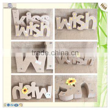 New Year Celebrating Wish Wooden Led Ornament