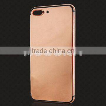 New Gold/rose Gold/platinum Back Cover for IPhone 7 Plus Mirror Gold Housing photo-6