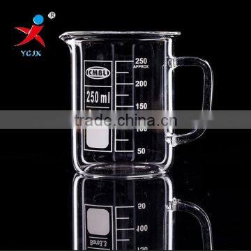 250ml Duck Mouth Glass Beaker With Customized Logo