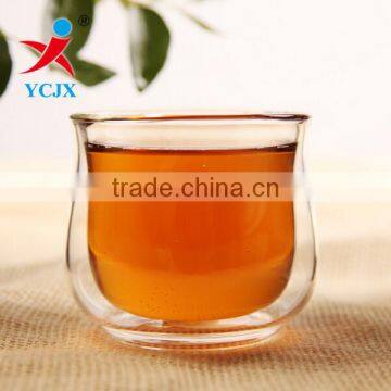 Wholesale Borosilicate Glass Double Layer Tea Cup/Coffee Cup