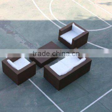 poly rattan furniture outdoor aluminum sofa set