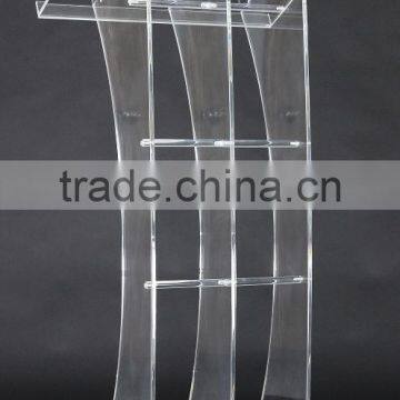 Factory Wholesale Acrylic Cheap Clear Church Podium Pulpit photo-3