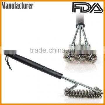 Food Grade Stainless Steel Cleaning Grill Bbq Brush photo-3