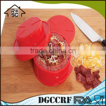 FDA & LFGB Approved Hamburger Press,Plastic Hamburger Press BPA Free,Manual Hamburg Patty Maker photo-2