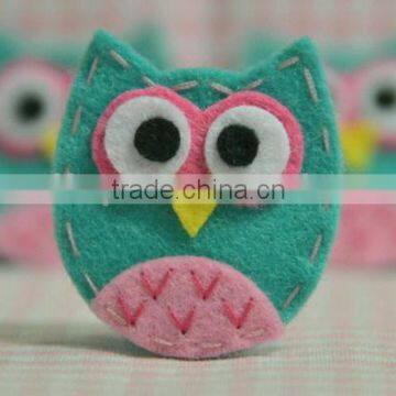 hot selling high quality eco friendly new products promotional gift cute scrapbooking animal owl fabric on alibaba express