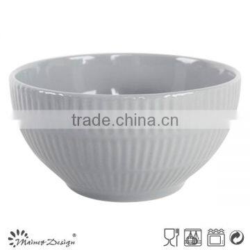 Ceramic Crockery Stoneware Emboss Dinnerware Bulk Bowl photo-3
