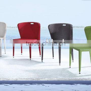 Stackable plastic chair