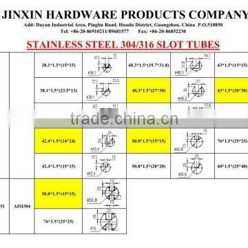 High Quality AISI 304 316 Handrail Pipe Stainless Steel Slot Round Pipe photo-3