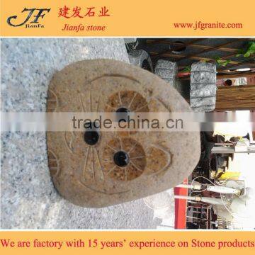 Natural Stone Artwork River Stone Owl photo-3