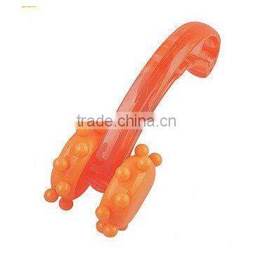 orange pushing Neck vertebra body massager