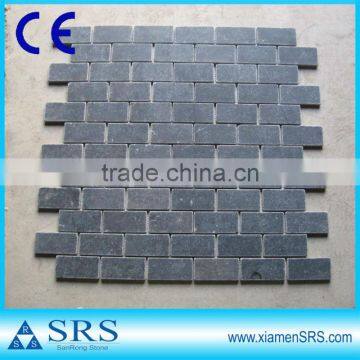 Mosaic tile blue limestone