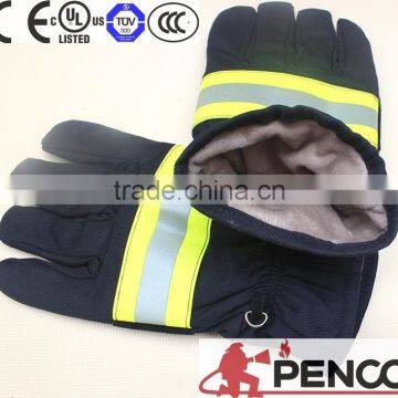 Cold hand protection traffic sign screw cuffs palm leather fire retardant city operator riding night reflective gloves