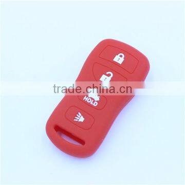 High Quality 4 Buttons Silicone Car Key Shell, Key Jacket for Maxima,sentra Etc.. photo-3