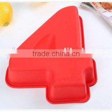 Fashion Chocolate Ice Tray Digital Shape Silicone Cake Mold photo-6