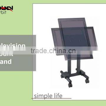 Vertical rotation movable TV floor stand, plasma TV bracket for 32'' to 52''