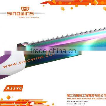 A3390-1 New Design 5pcs Colorful Titanium Blade Stainless Steel Kitchen Knife Set photo-5