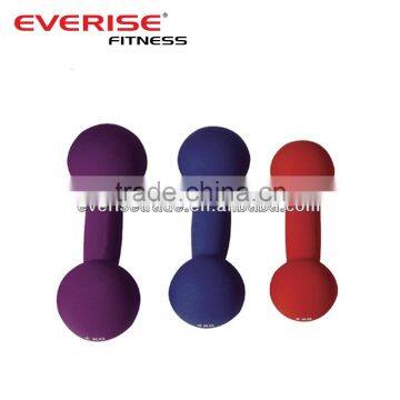 Neoprene coated / 6 edge dumbbell / round head dumbbell