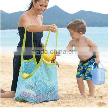 Children Shells Pouch Beach Hangbag Foldable Tote Beach Mesh Bag photo-3