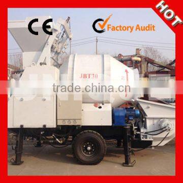 Zhengzhou UNIQUE JBT30 Portable Concrete Pump With Mixer