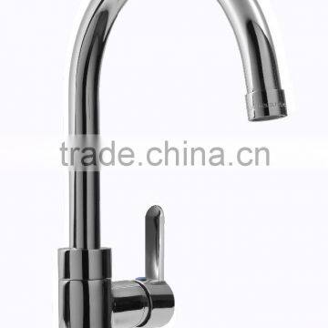 Single Handle Electroplating Kitchen Sink Faucet