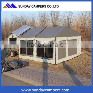 Campig House Pop up Trailer Roof Rack Camp Tent on a Trailer for Sale photo-2