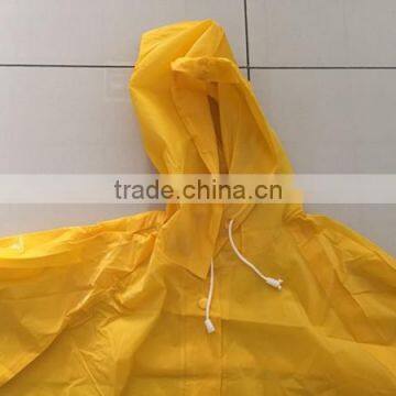 Pvc Vinyl Adult Raincoat/yellow Pvc Raincoat photo-3