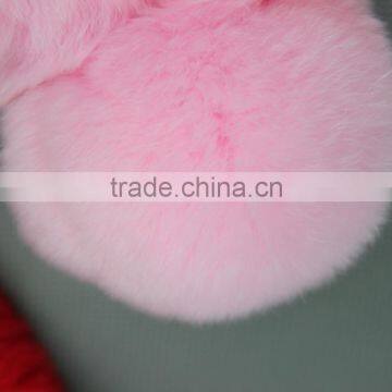 High Quality Knitted Rex-Rabbit Scarf, Real Fur,soft photo-4