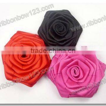 Colorful Lady Hats Ribbon Rose Trimming