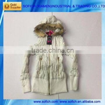 Overrun stock of Ladies embossed light padded Jacket