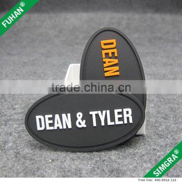 High-end PVC Materials Coining Printing Technic Rubber Patches photo-6