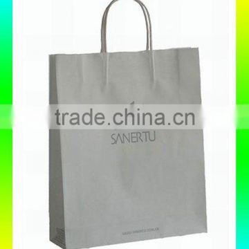 Environmental bleach kraft shopping bag