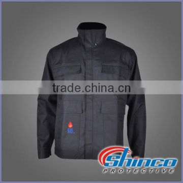 100% cotton Proban flame prevention jacket for cleaning workwear